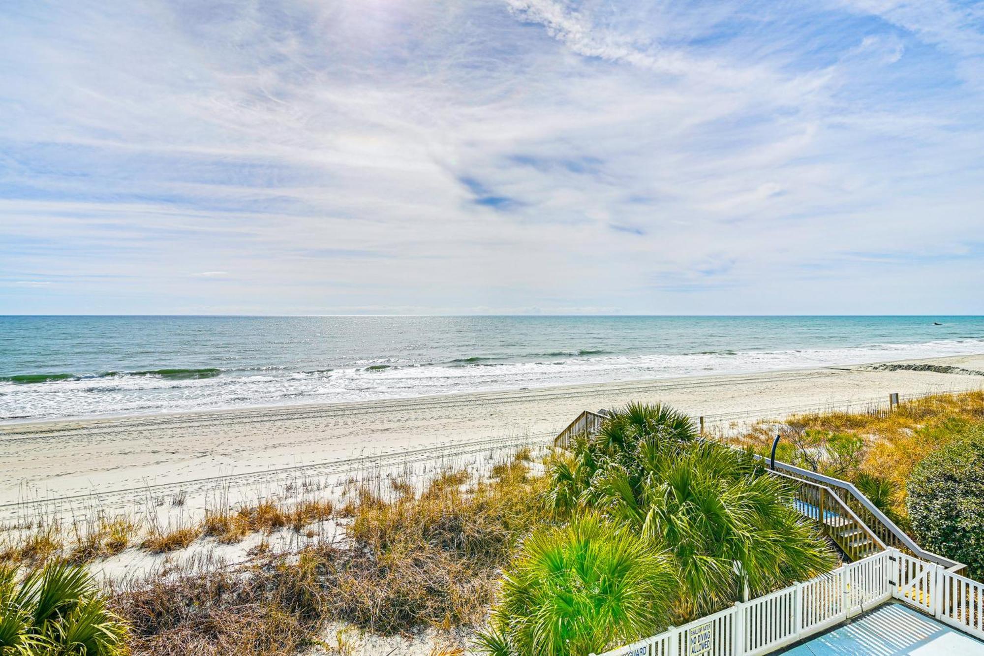 On-The-Beach Escape Oceanfront In Surfside! Myrtle Beach Extérieur photo