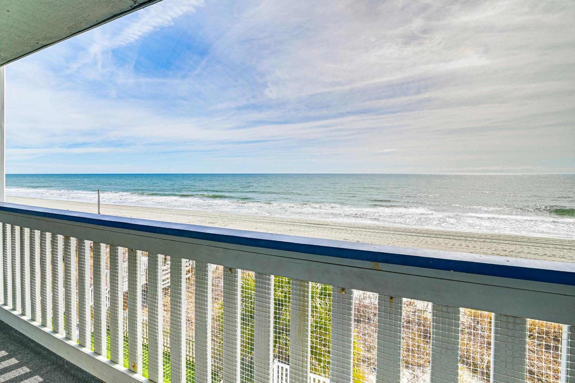On-The-Beach Escape Oceanfront In Surfside! Myrtle Beach Extérieur photo